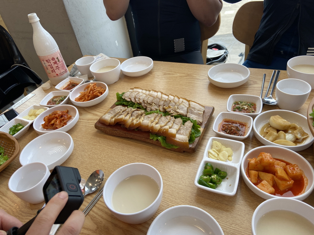 막걸리-수육