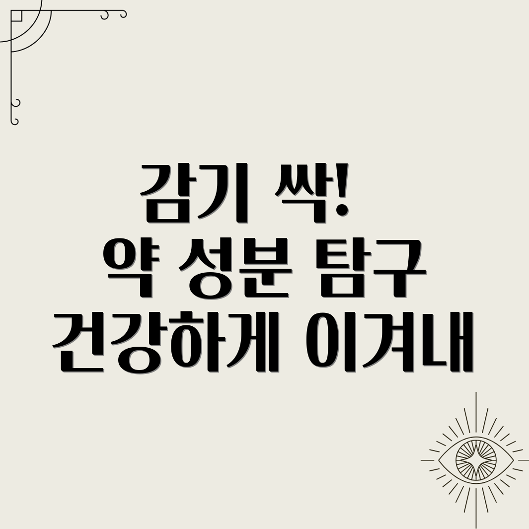 감기약 성분