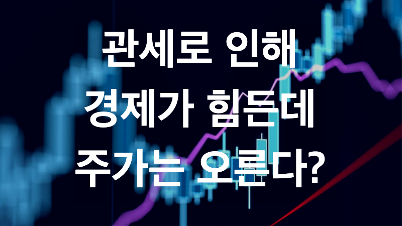 관세를 올리면 경제가 나빠질 텐데, 왜 미국 증시는 오르지?