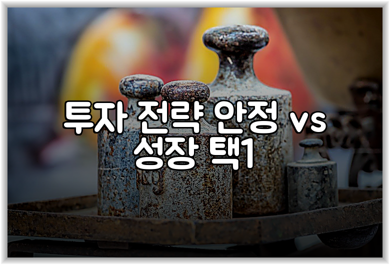 투자 전략 안정 vs 성장 택1