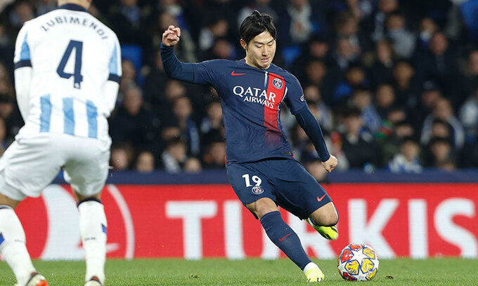  이강인 UCL 첫 도움, PSG 8강 진출