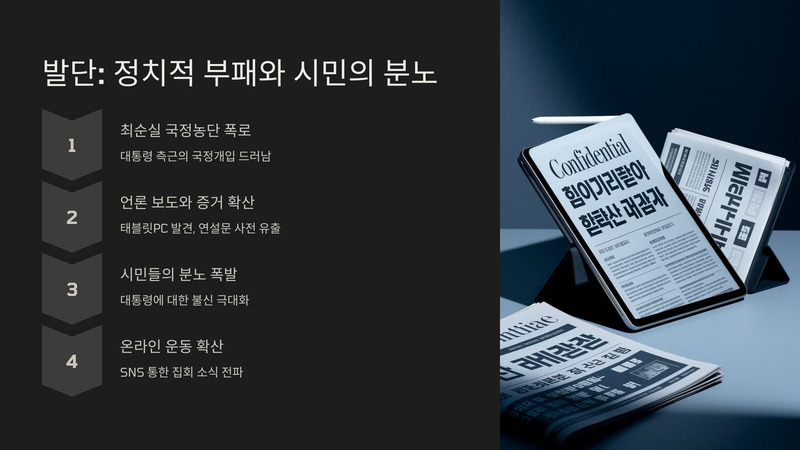 2016년 촛불집회의 배경과 영향