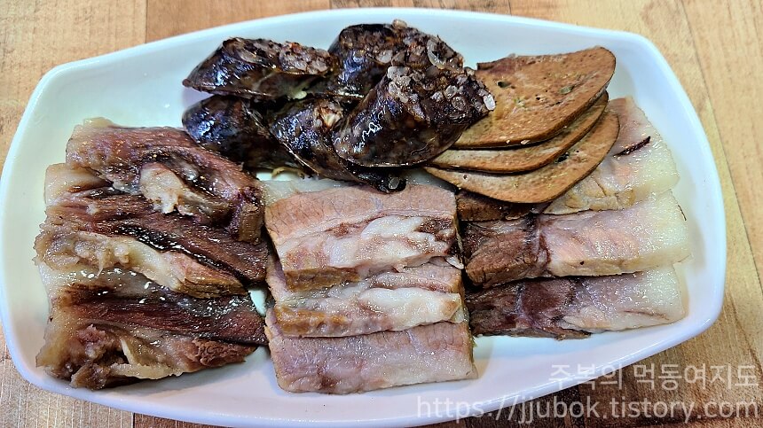 북실네평양찹쌀순대-순대정식-순대-수육