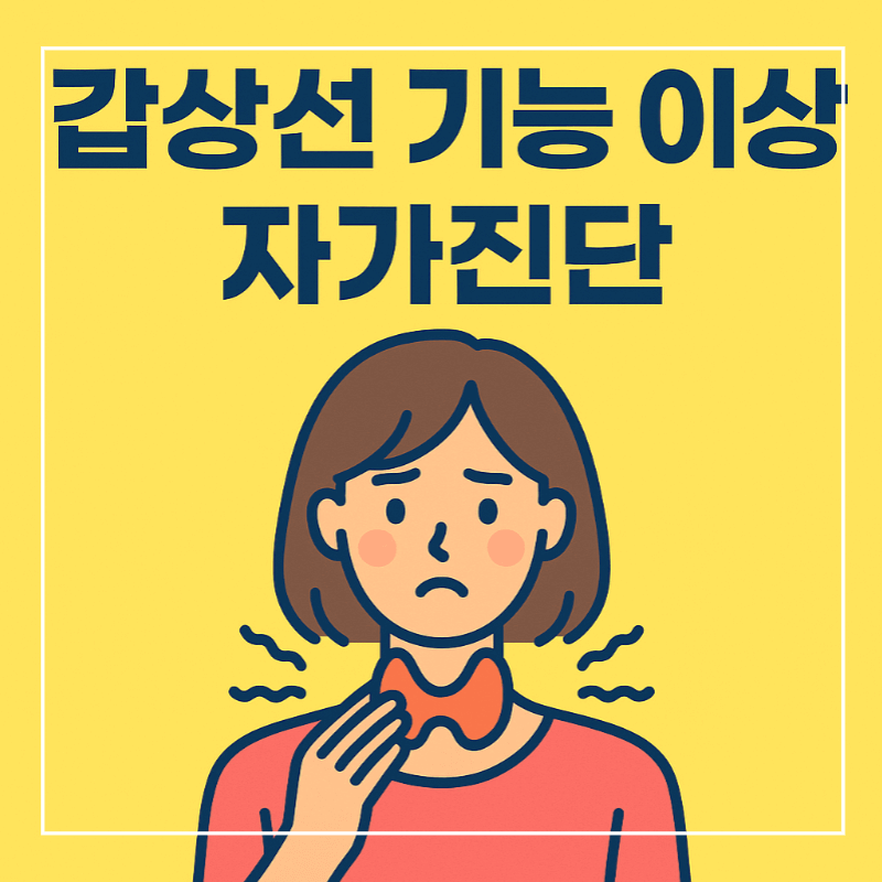 갑상선 기능 이상 증상 체크 썸네일 이미지