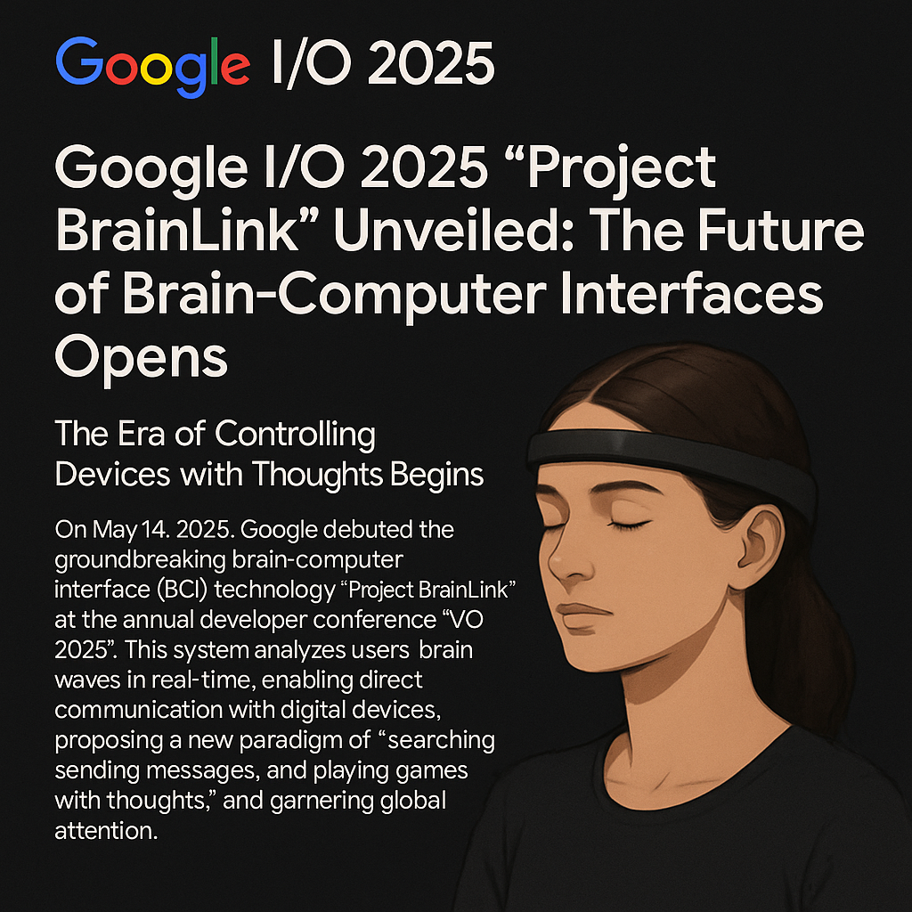 구글 I/O 2025 '프로젝트 브레인링크