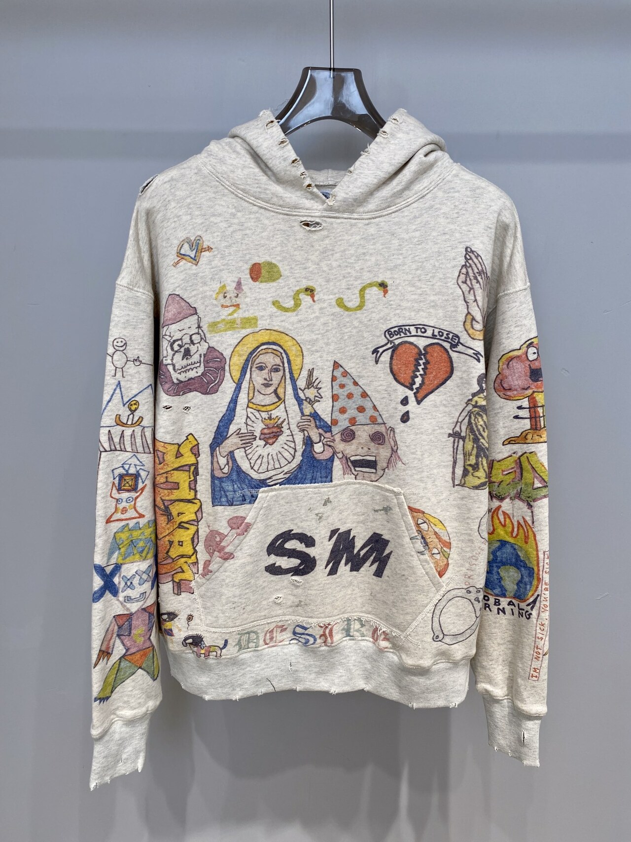  [SAINT MICHAEL] 세인트 미카엘 스웨트 셔츠 후드 티셔츠