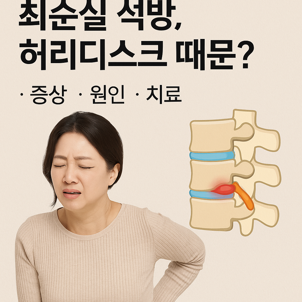 허리디스크 통증