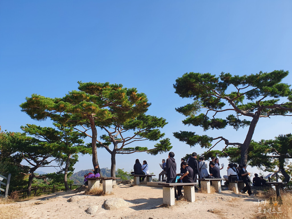 북악산 청운대