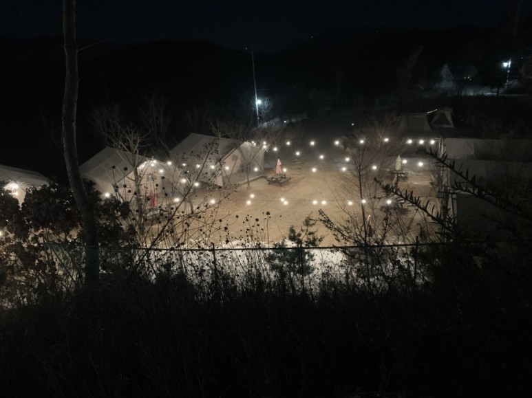 10도 혹한기 동계 캠핑, 사이트 정보 포천 캠핑플래닛 B30번, 난로 대여, 영하 6