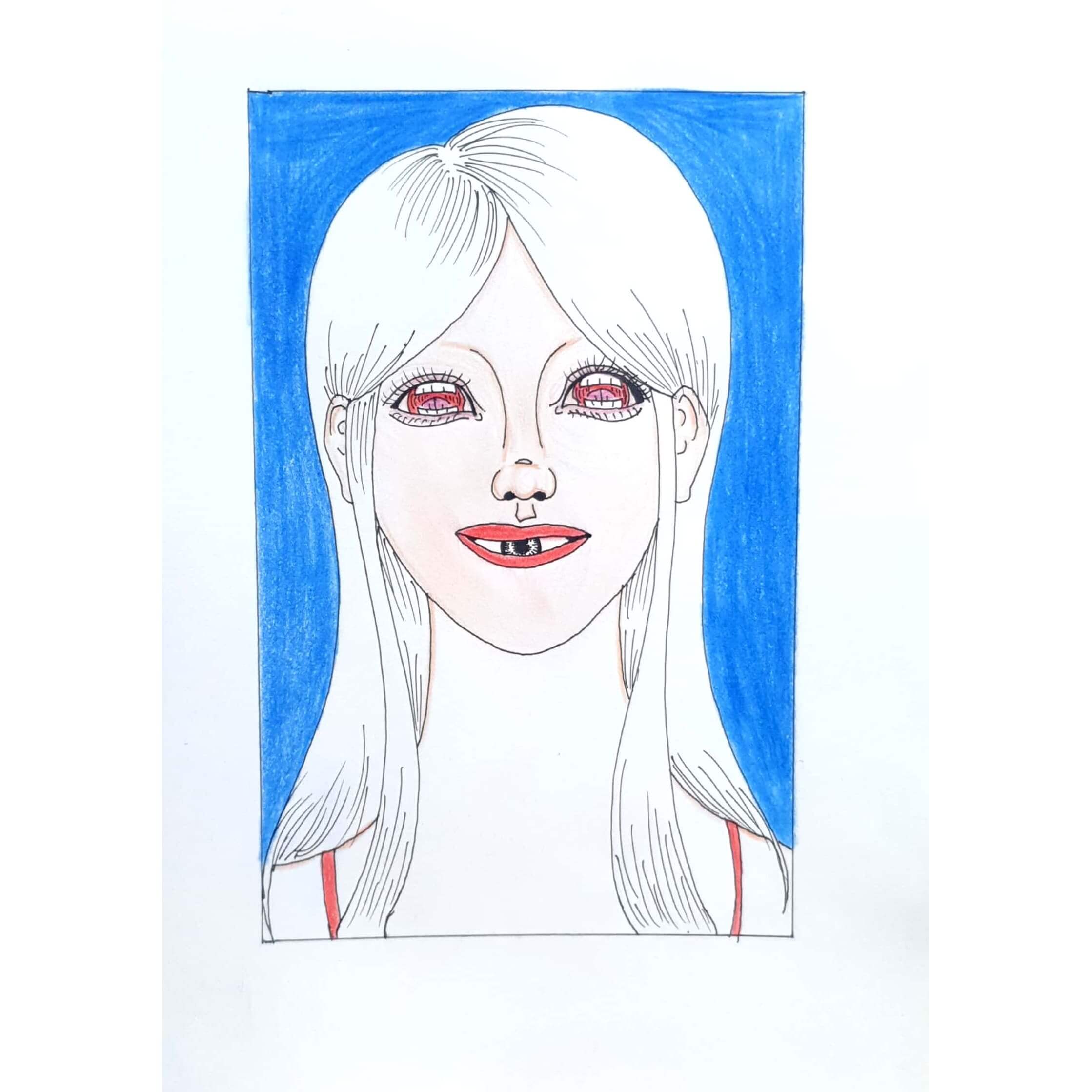  Smile 스마일 / 일러스트 그림 드로잉 / 인물화 그리기