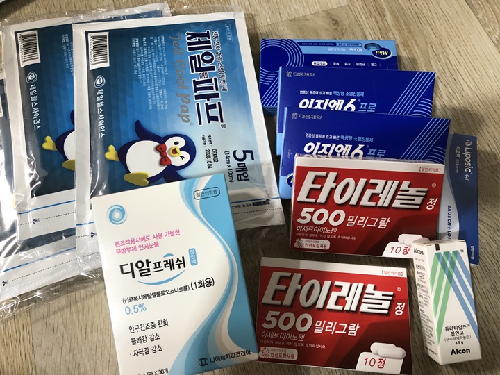 제일파프쿨-이지엔6-타이레놀