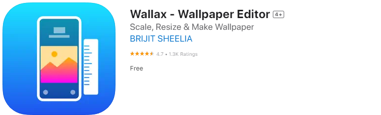 오늘 무료 Wallax - Wallpaper Editor