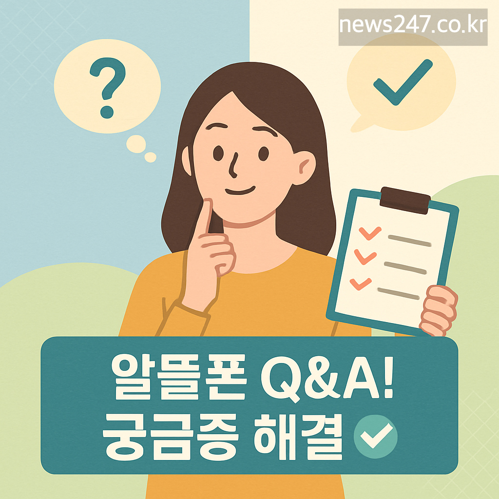 알뜰폰 Q&A! 궁금증 해결 ✅