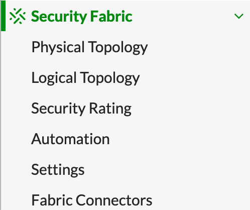 FortiGate Security Fabric