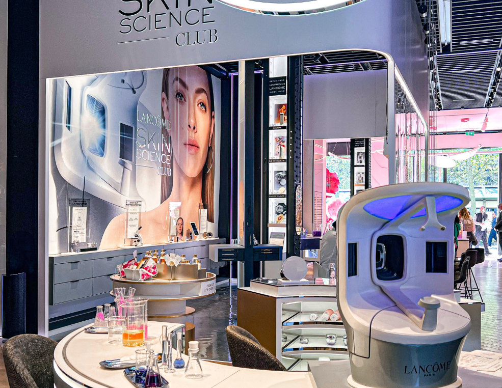 랑콤 Skin Science Club 내부 모습