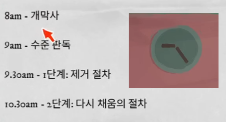 다시 깨어난 황금우상 사건 분석 (11) 3-3 절차 -전편- 일정과 시계