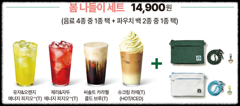 스타벅스 파우치백
