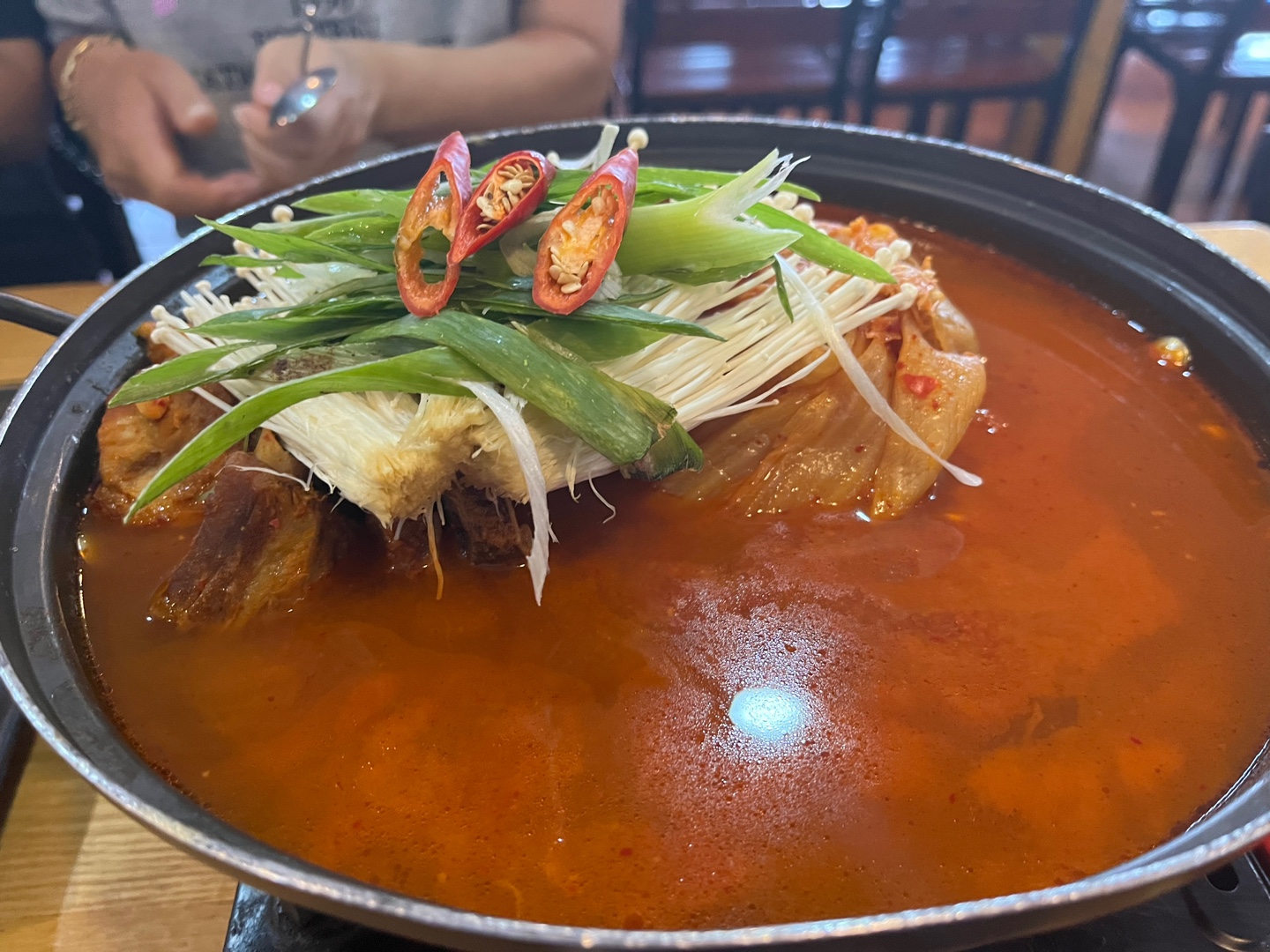 묵은지 김치전
