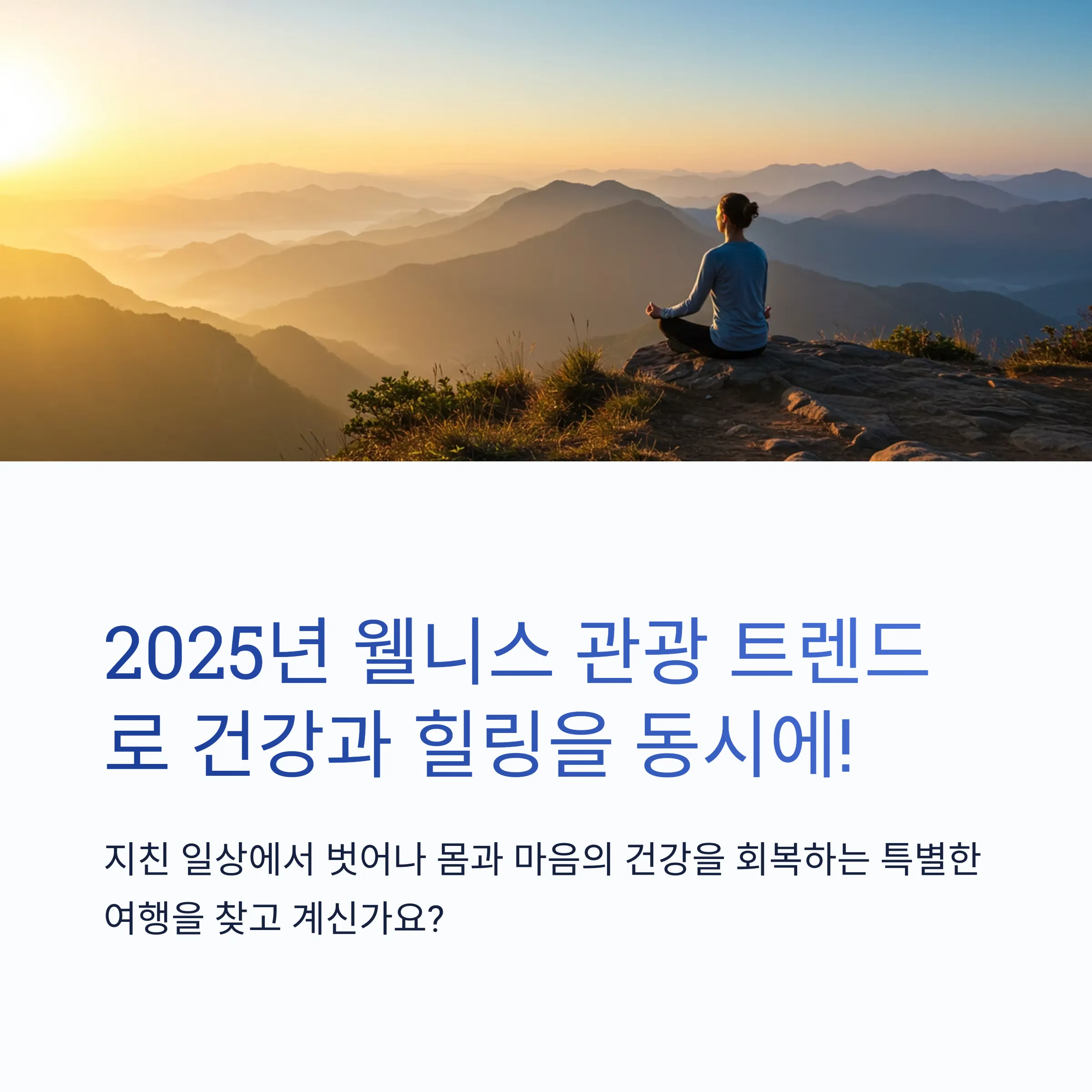 웰니스 관광