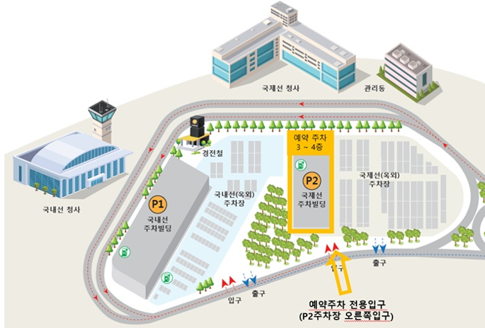 김해공항-주차장