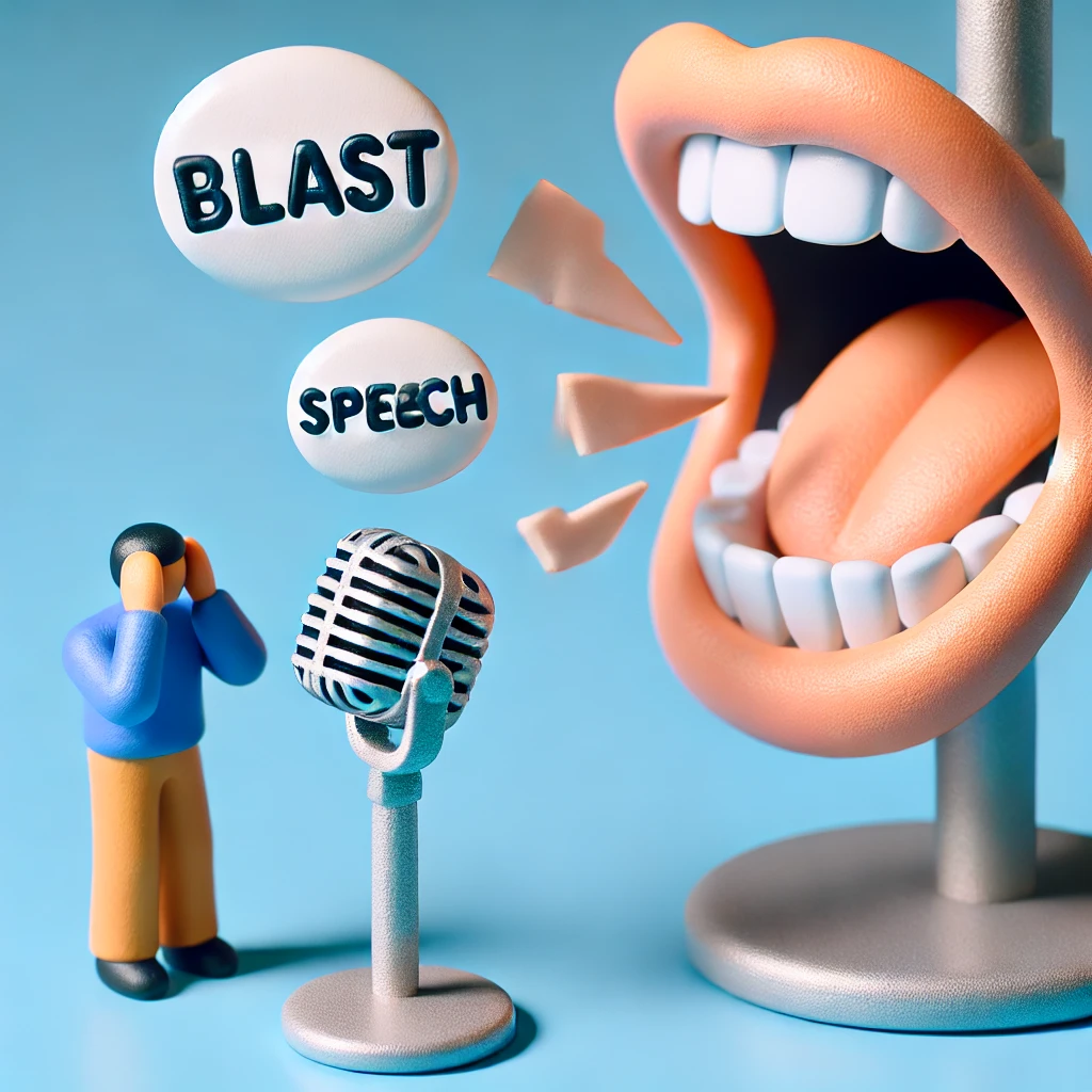 강한 주장이 쏟아지는 블래스트 화법, 듣는 사람의 반응도 고려해야 한다.