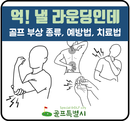 골프 부상들