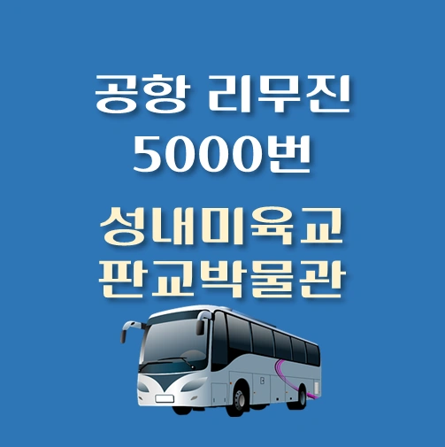 썸네일-성내미육교-판교박물관-인천공항-5000번-리무진-버스-정류장-안내