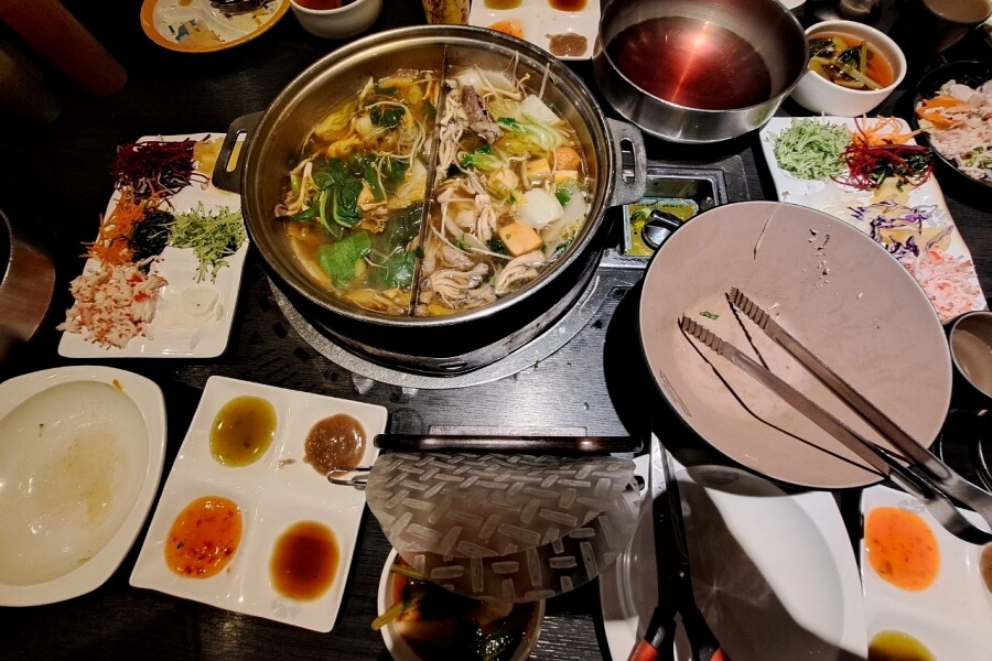 월남쌈 샤브샤브