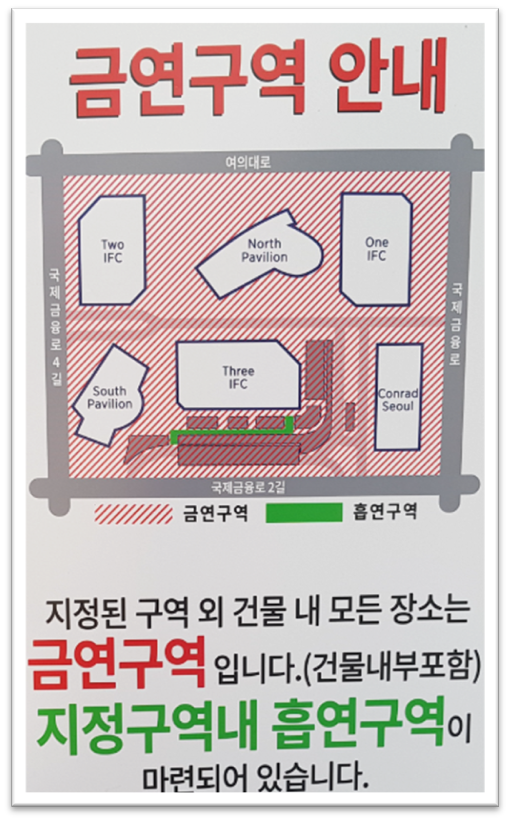 IFC몰 흡연구역