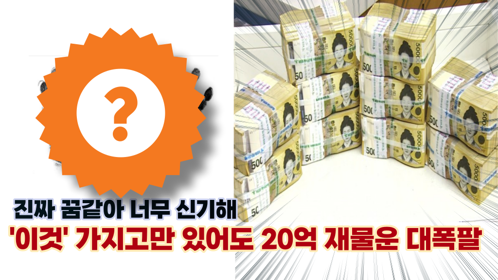  이것 가지고만 있어도 올해 20억 재물운이 대 폭팔