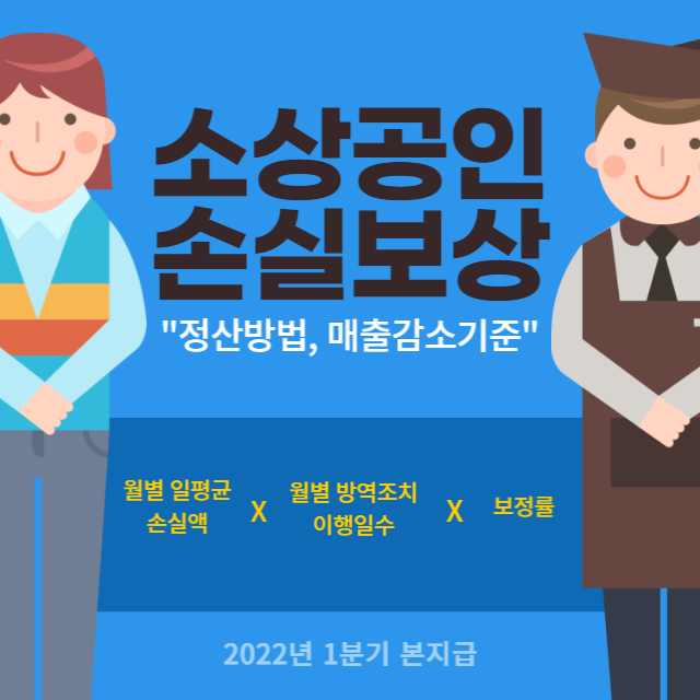  2022년 1분기 소상공인 손실보상 정산 방법 및 소득 매출감소기준 (2020년 이후 개업자, 폐업자는?)