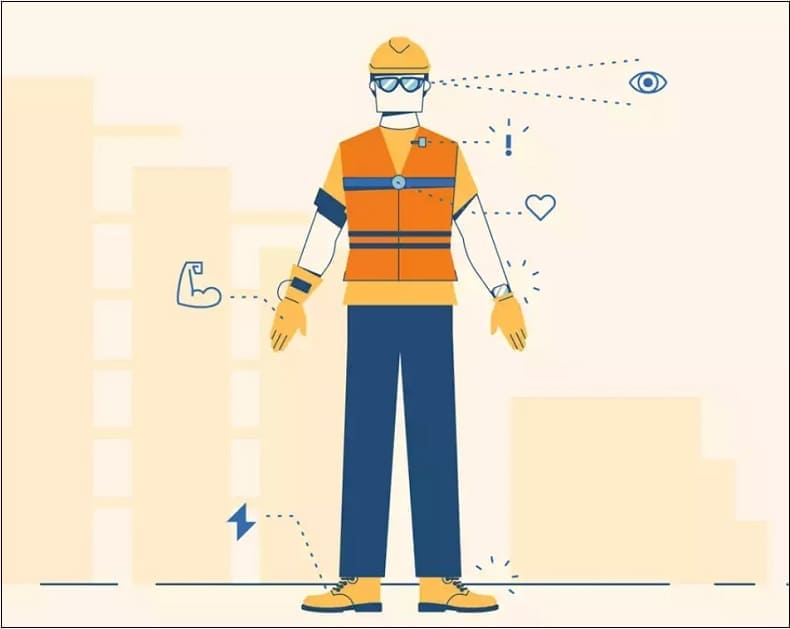 6 혁신적인 건설 웨어러블&#44; 혁신적 안전성 제고 VIDEO: 6 Innovative Construction Wearables Reshaping Safety