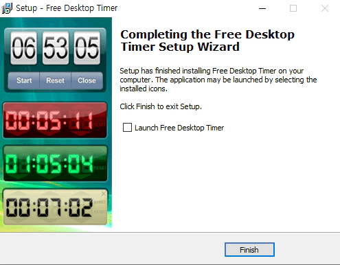 Free-Desktop-Timer-설치-6