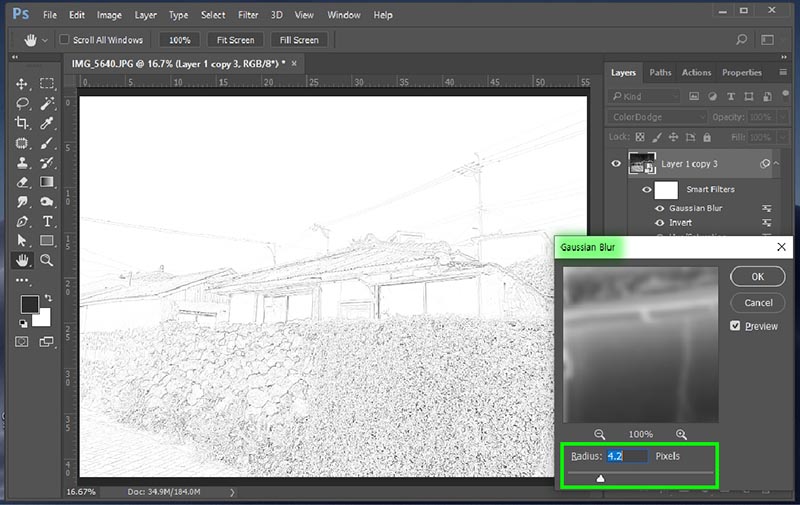 adobe-photoshop-포토샵-스케치-효과