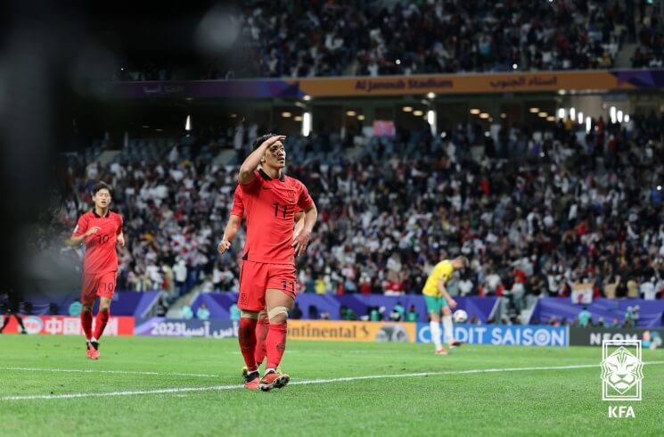 한국 아시안컵에서 우승확률 36%로 4개의 팀중 1위 등극!!!!