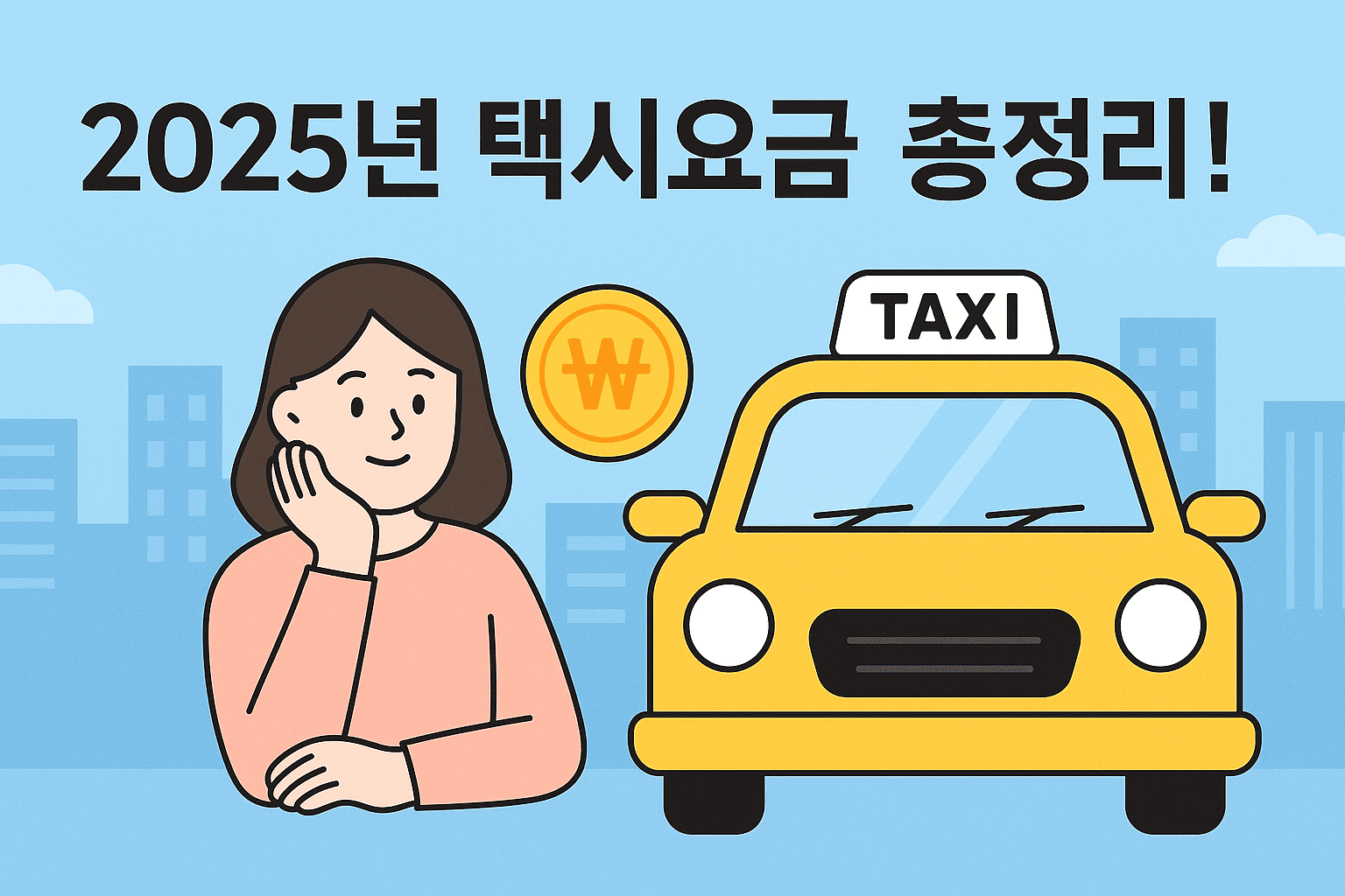 택시요금 총정리! 기본요금·할증·지역비교까지 (2025)