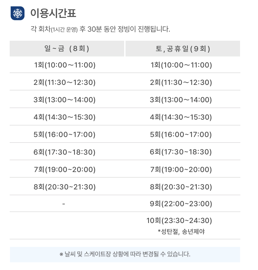 서울광장 스케이트장