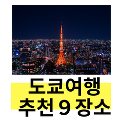  도쿄여행 #01 빠질수 없는 추천 장소 9곳!