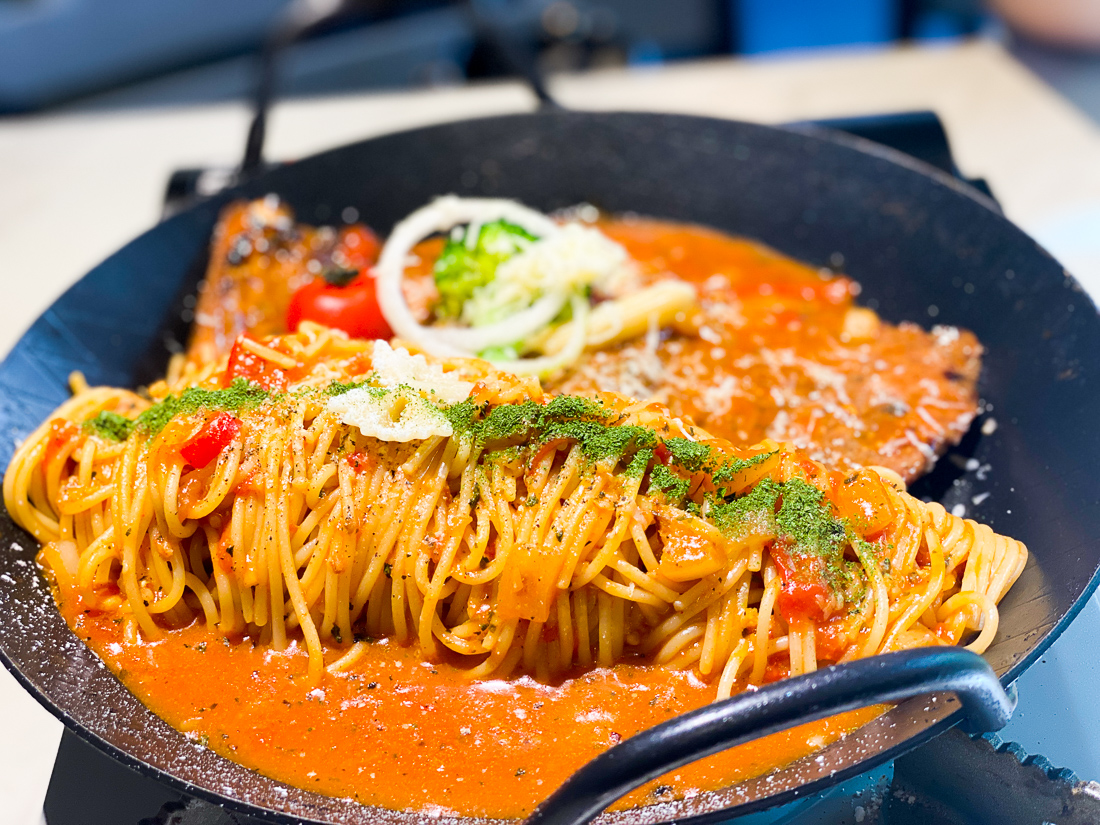 따식이 토마토 갈비 파스타