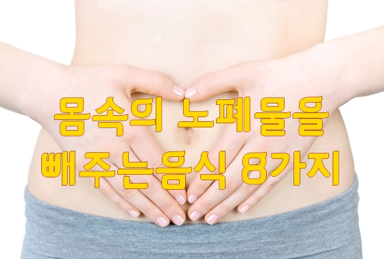  몸 속의 노폐물을 빼주는 음식 8가지