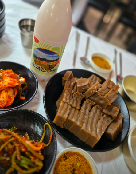 충청북도 괴산 맛집 조령산묵밥청국장