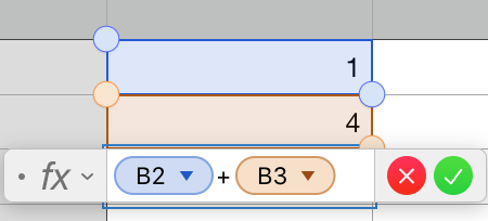 넘버스에서 함수를 추가하는 화면