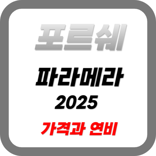 2025 포르쉐 파나메라4 가격과 연비, 모의견적