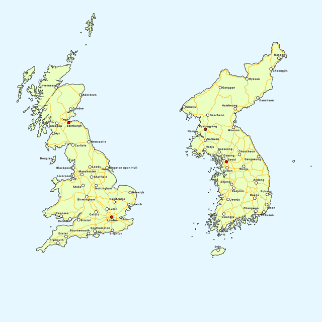 영국 vs 통일한국 