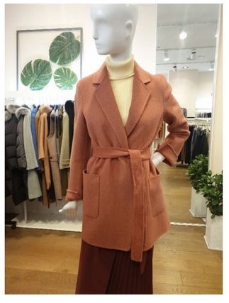  더아이잗뉴욕 벨티드 핸드메이드 울 코트IJAM0CT86 베스띠벨리 핸드메이드 울 블랜딩 카라 밸트 스트랩 패치 포켓 코트 모음