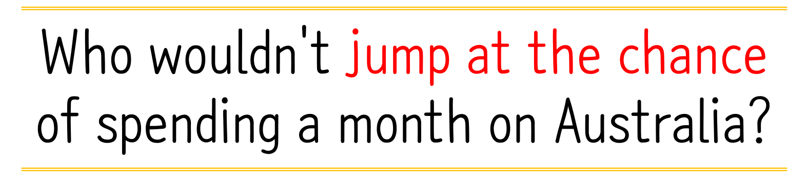 jump at the chance 예문-01