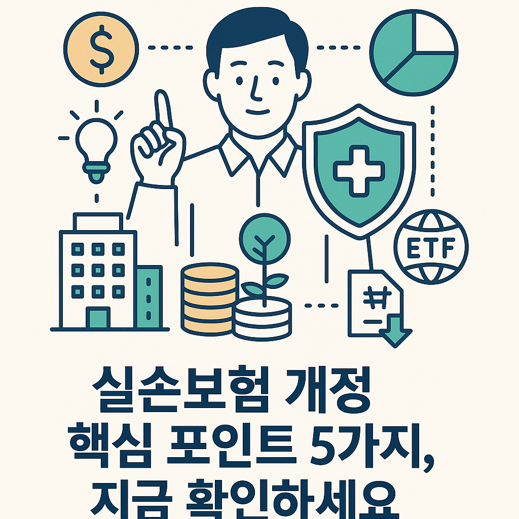 실손보험 개정 핵심 포인트 5가지, 지금 확인하세요