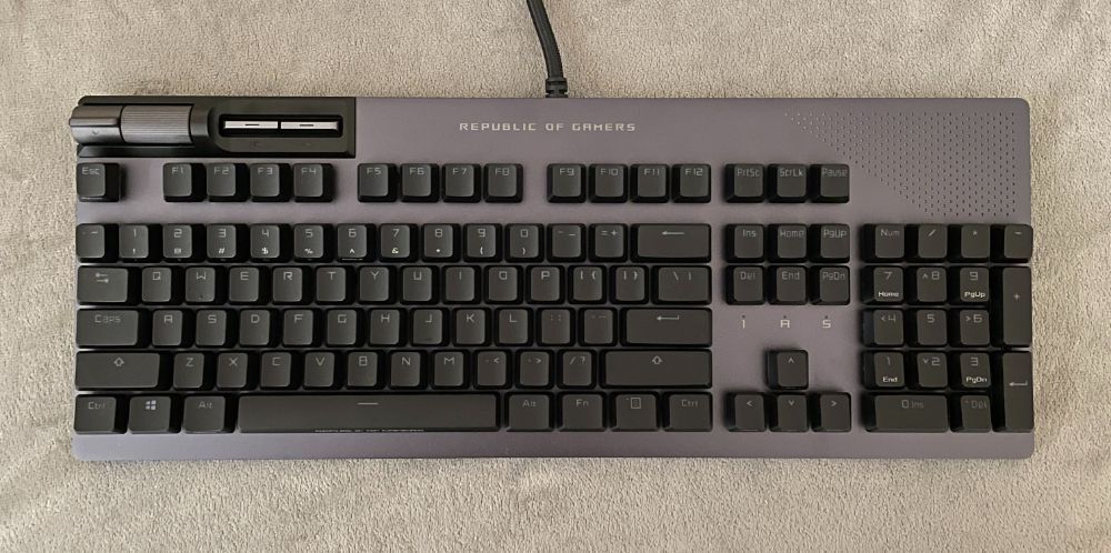ASUS ROG Strix Flare II Animate 기계식 키보드 검토