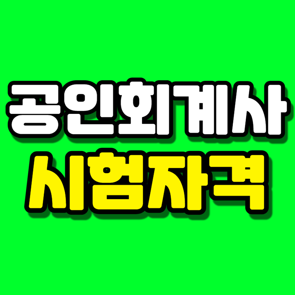 한 등급 커리어 UP! 공인회계사 시험 응시자격증을 갖추고 9