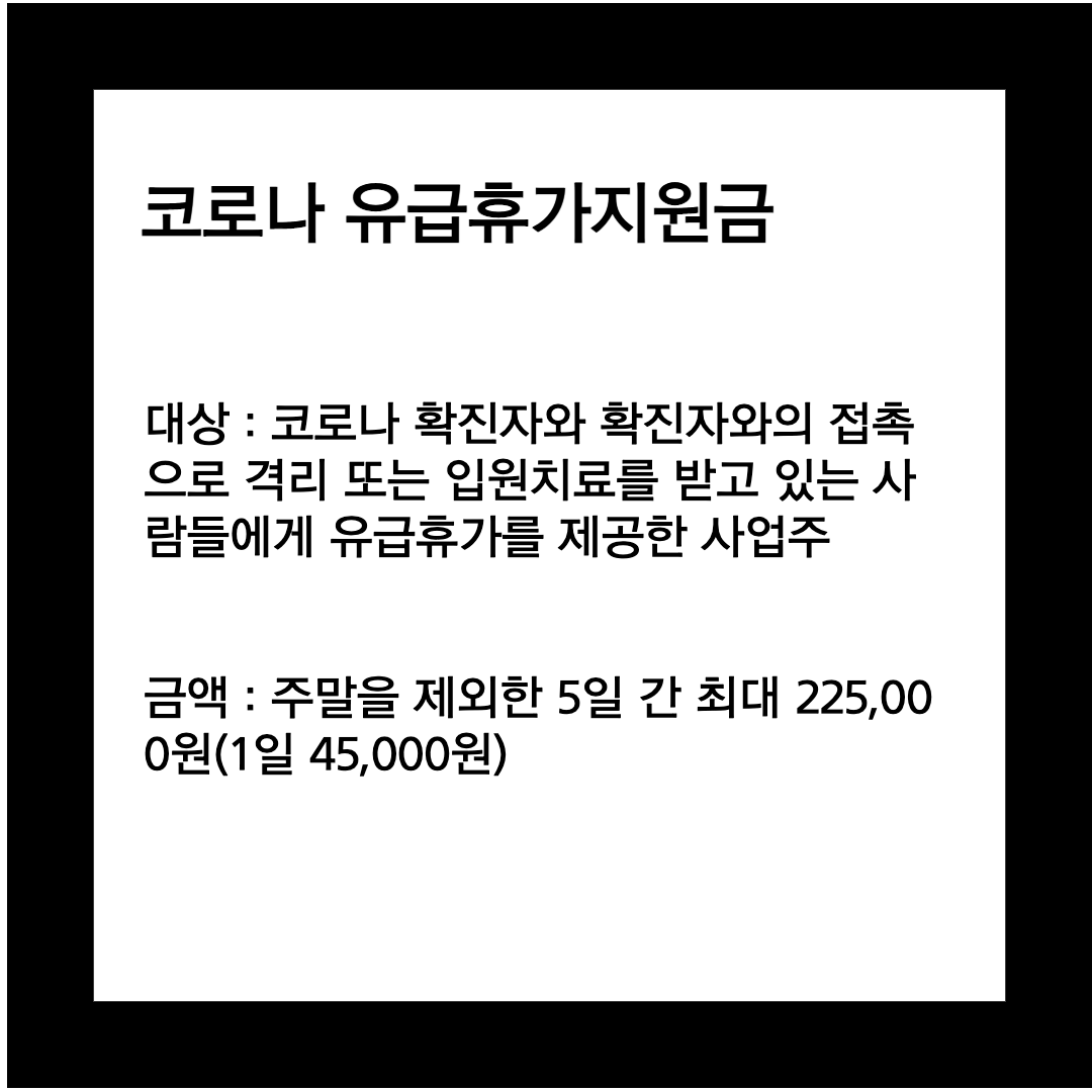 코로나 유급휴가지원금 금액 지원대상